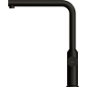 Смеситель CERSANIT для кухни FLAVIS однорычажный, черный 68240